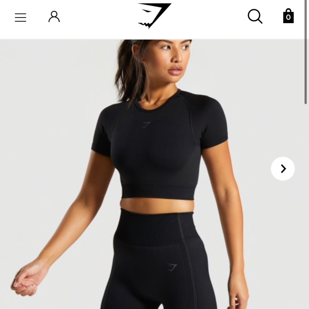 NWT Gymshark Crop Top
